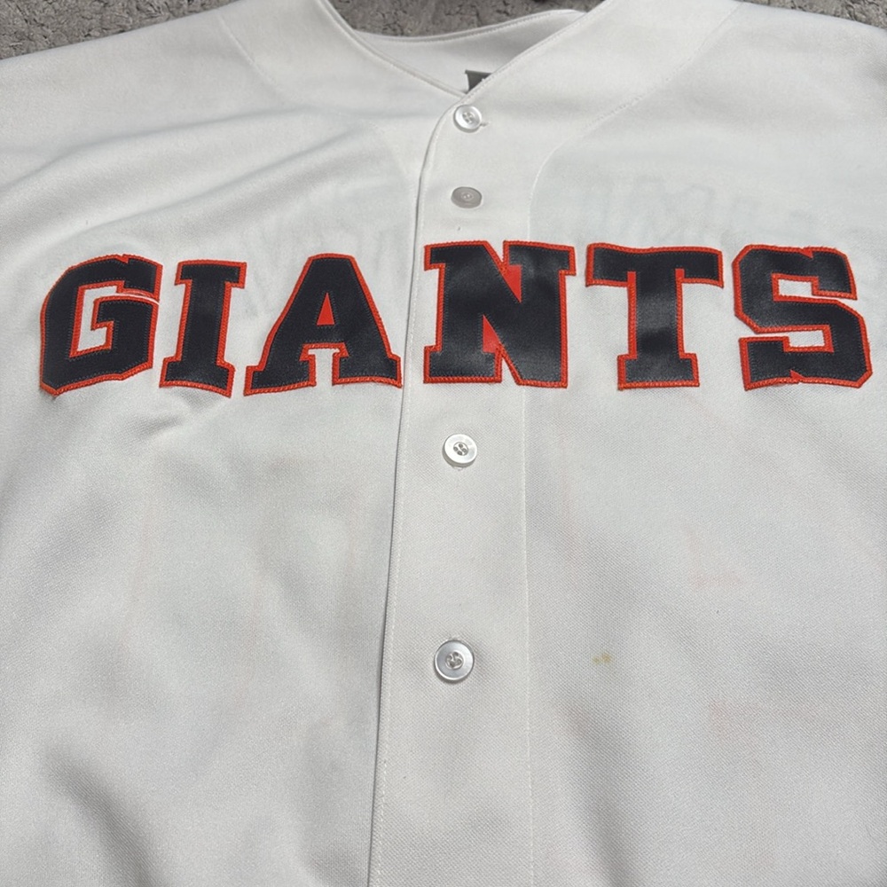 ⚾️San Francisco Giants Madison Bumgarner World Series 2014 Jersey MLB Size 2XL - Picture 11 of 16